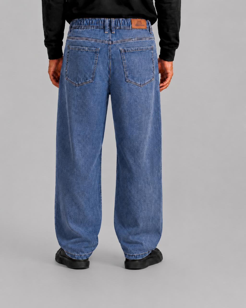 Jean bota recta Hombre